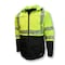 Radians Hi-Vis Rain Jacket, Ripstop, Class Type R Class 3 Hi-Vis Green, M SJ04-3SGR-M - alternate 1